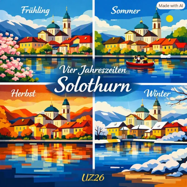 Cover: Vier Jahreszeiten Solothurn – Modern
